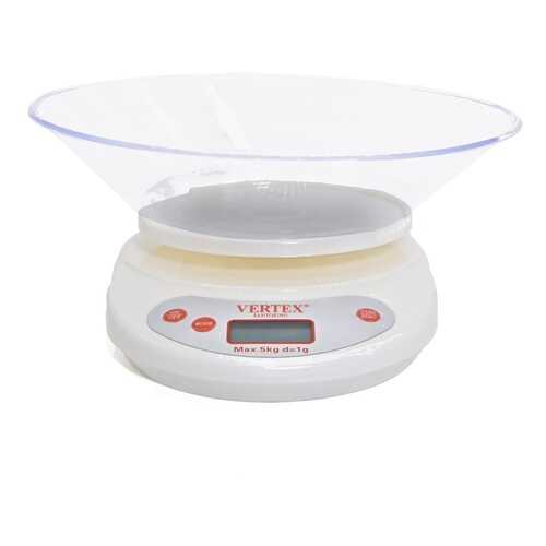 Весы кухонные Vertex TDKVS288-501 White в Фианит-Ломбард