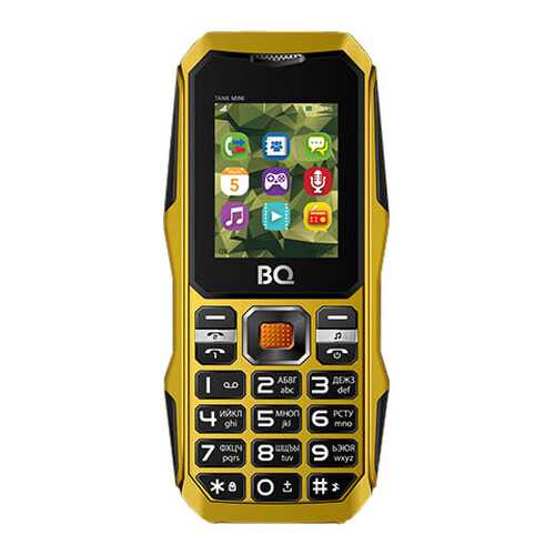 Мобильный телефон BQ 1842 Tank mini Yellow в Фианит-Ломбард