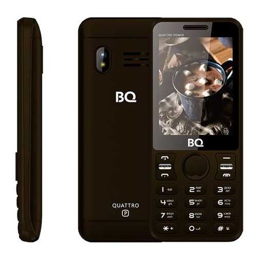Мобильный телефон BQ 2812 QUATTRO POWER BROWN (4 SIM) в Фианит-Ломбард