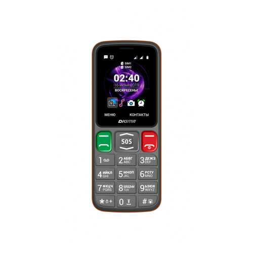 Мобильный телефон Digma Linx S240 Grey/Orange (LT2060PM) в Фианит-Ломбард