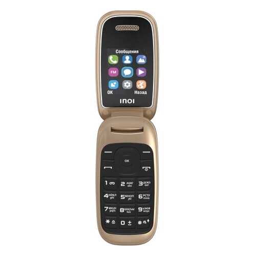 Мобильный телефон INOI 108R Gold в Фианит-Ломбард