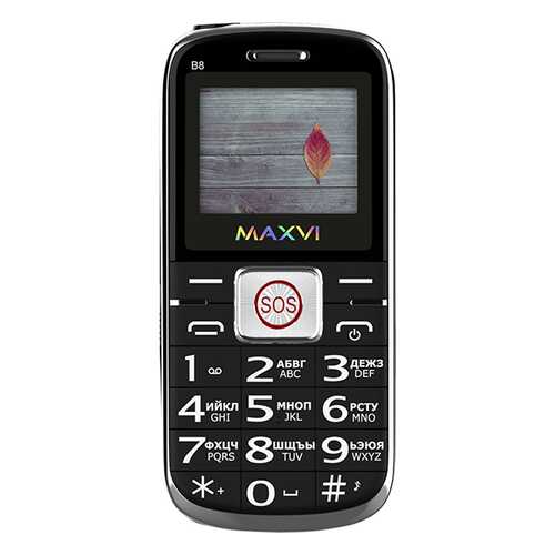 Мобильный телефон Maxvi B8 Black в Фианит-Ломбард