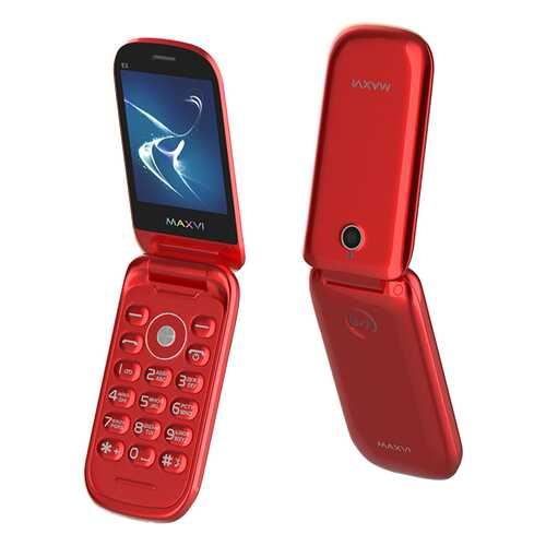 Мобильный телефон Maxvi E3 Red в Фианит-Ломбард