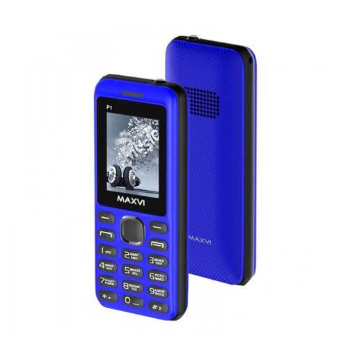 Мобильный телефон Maxvi P1 (2 SIM) Blue/Black в Фианит-Ломбард