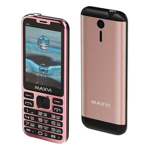 Мобильный телефон Maxvi X10 Rose Gold в Фианит-Ломбард