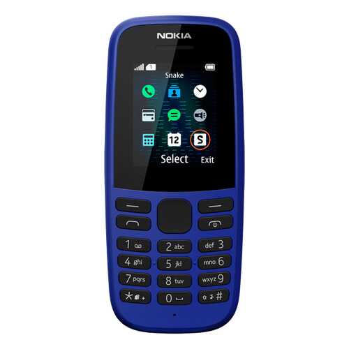 Мобильный телефон Nokia 105SS (ТА-1203) Blue в Фианит-Ломбард