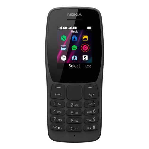Мобильный телефон Nokia 110DS ТА-1192 Black в Фианит-Ломбард