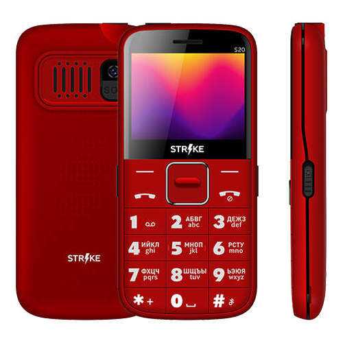 Мобильный телефон STRIKE S20 Red в Фианит-Ломбард