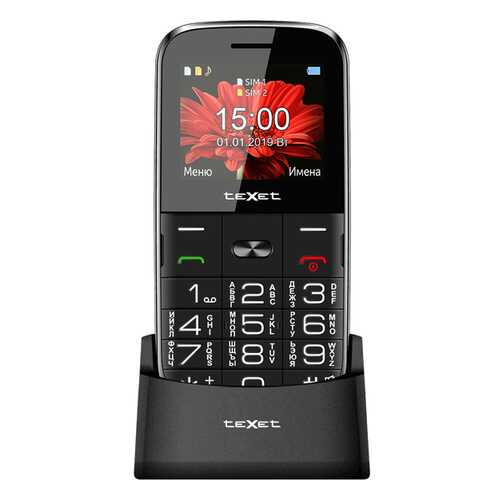 Мобильный телефон teXet TM-B227 Black в Фианит-Ломбард