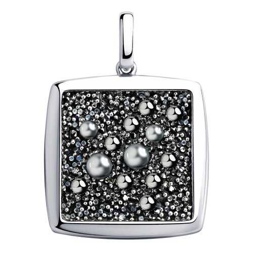 Подвеска SOKOLOV из серебра с кристаллами Swarovski 94032482 в Фианит-Ломбард