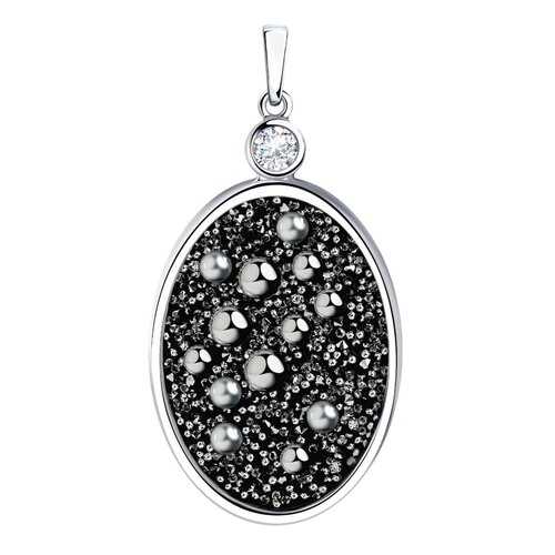 Подвеска SOKOLOV из серебра с кристаллами Swarovski и фианитом 94032384 в Фианит-Ломбард