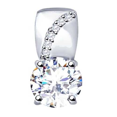 Подвеска SOKOLOV из серебра со Swarovski Zirconia 89030033 в Фианит-Ломбард