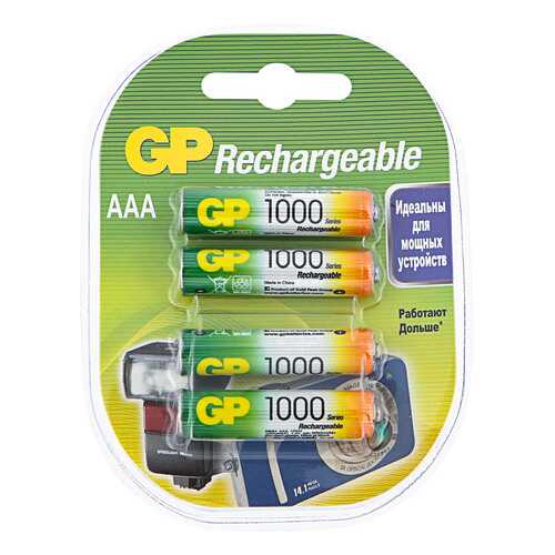 Аккумулятор GP AAA 100AAAHC-2DECRC4 4 шт в Фианит-Ломбард