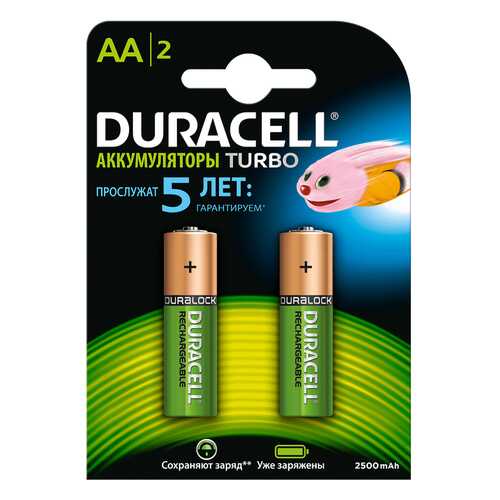 Аккумуляторная батарея Duracell HR6-2BL 2 шт в Фианит-Ломбард