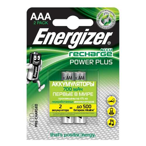 Аккумуляторная батарея Energizer POWER PLUS 2 шт в Фианит-Ломбард