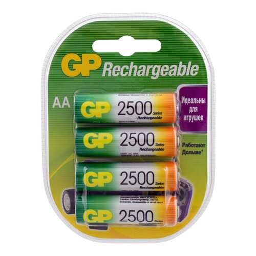 Аккумуляторная батарея GP AA (250AAHC-2DECRC4) 4 шт в Фианит-Ломбард