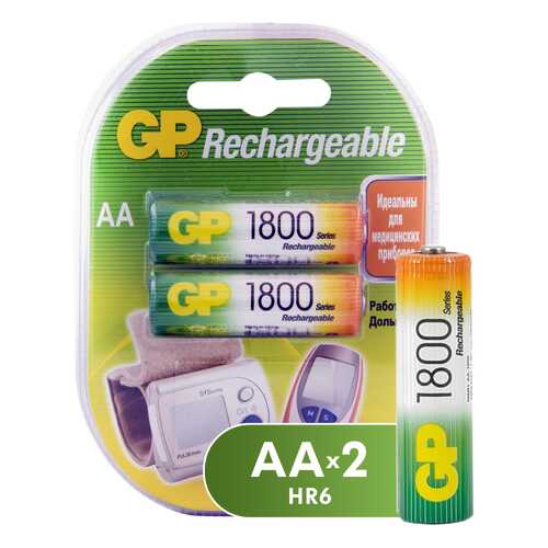 Аккумуляторная батарея GP Batteries 180AAHC-2DECRC2 2 шт в Фианит-Ломбард