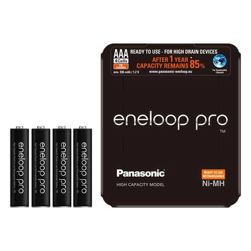 Аккумуляторная батарея Panasonic eneloop pro BK-4HCDE/4LE 4 шт в Фианит-Ломбард