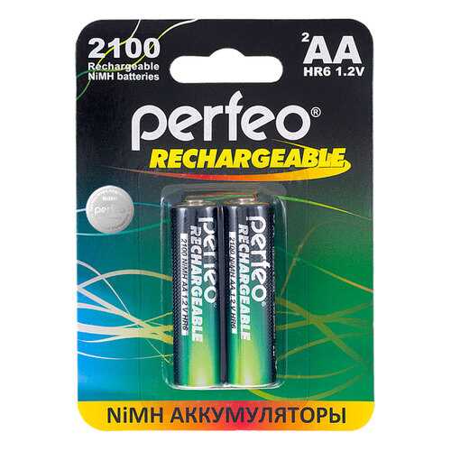 Аккумуляторная батарея Perfeo AA2100mAh 2 шт в Фианит-Ломбард