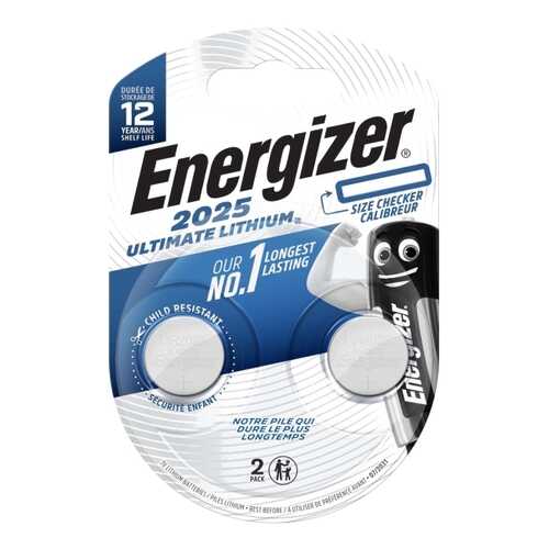 Батарея Energizer Ultimate Lithium CR2025 BP2 2 шт. (E301319400) в Фианит-Ломбард