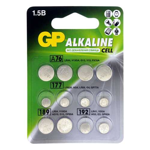Батарея GP GPACM02F-2CR12 12 шт в Фианит-Ломбард