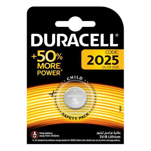 Батарейка Duracell 2025 1 шт в Фианит-Ломбард