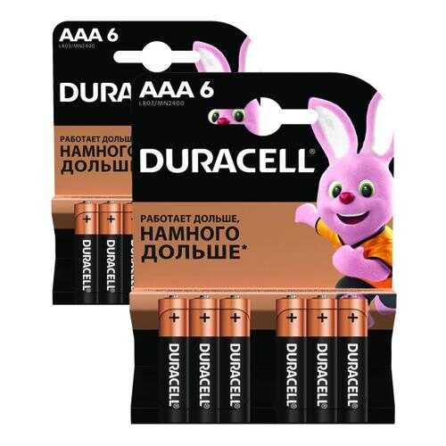 Батарейка Duracell Basic AAА LR03 6шт в Фианит-Ломбард