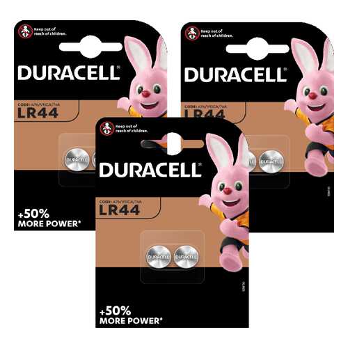 Батарейка Duracell LR44 1.5V 2шт (3 упаковки) в Фианит-Ломбард