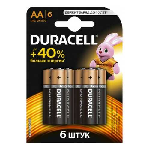 Батарейка Duracell LR6-6BL 6 шт в Фианит-Ломбард