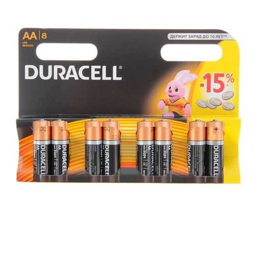 Батарейка Duracell LR6-8BL Basic в Фианит-Ломбард