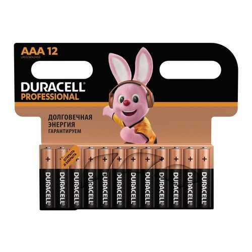 Батарейка Duracell P AАА LR03 12 шт в Фианит-Ломбард