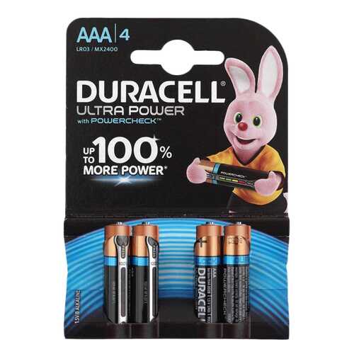 Батарейка Duracell Ultra Power LR03-4S 4 шт в Фианит-Ломбард