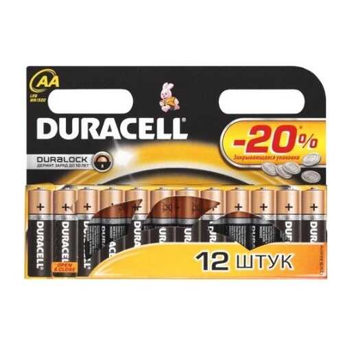 Батарейка DURACELLL R6-12BL Basic 12 шт. в Фианит-Ломбард