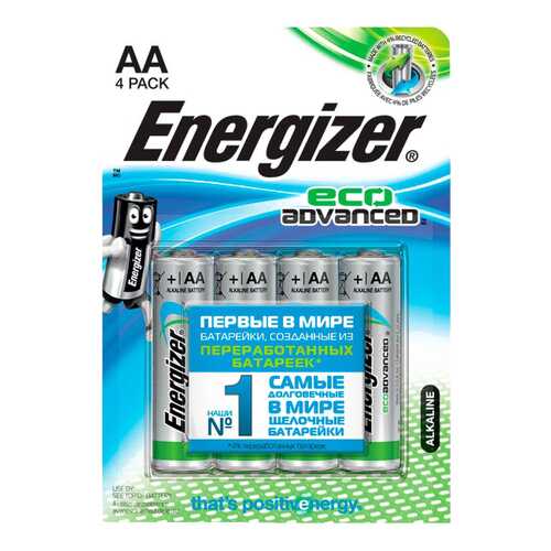 Батарейка Energizer Eco Advanced E91 4 шт в Фианит-Ломбард