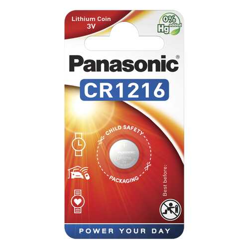 Батарейка Panasonic CR-1216EL/1B 1 шт в Фианит-Ломбард