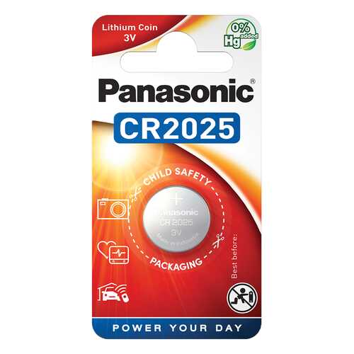 Батарейка Panasonic CR-2025EL/1B 1 шт в Фианит-Ломбард