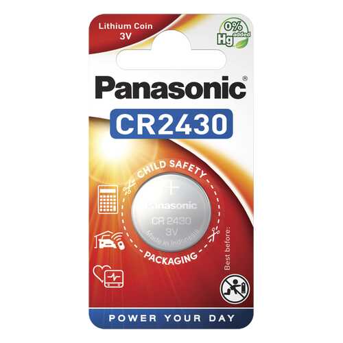 Батарейка Panasonic CR-2430EL/1B 1 шт в Фианит-Ломбард