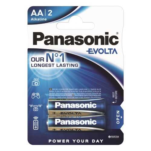 Батарейка Panasonic Evolta LR6EGE/2BP 2 шт в Фианит-Ломбард