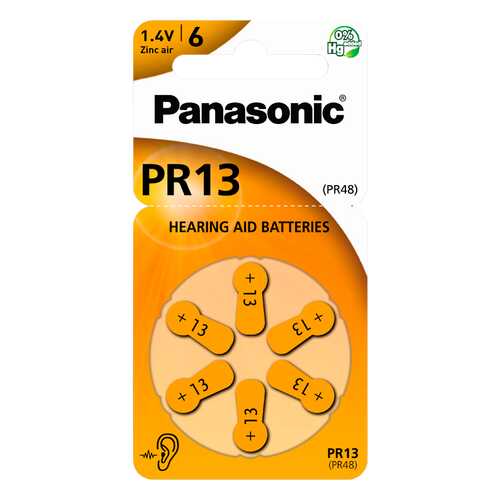 Батарейка Panasonic PR-13/6LB 6 шт в Фианит-Ломбард