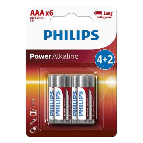 Батарейка Philips LR03P6BP/10 Power 6 шт в Фианит-Ломбард