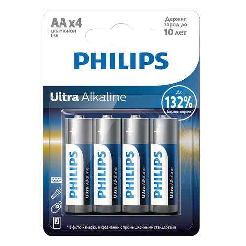 Батарейка Philips LR6E4B/51 Ultra 4 шт в Фианит-Ломбард