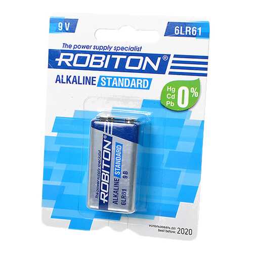 Батарейка Robiton 6LR61 617-286 1 шт в Фианит-Ломбард