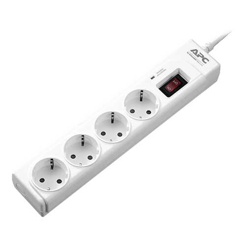Сетевой фильтр APC P43-RS, 4 розетки, 1 м, White в Фианит-Ломбард