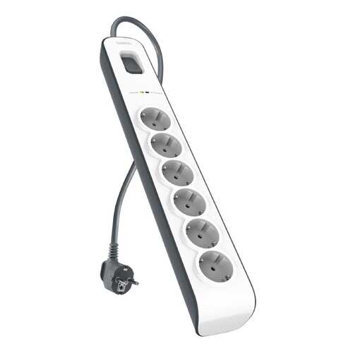 Сетевой фильтр Belkin BSV603vf2M, 6 розеток, 2 м, White в Фианит-Ломбард