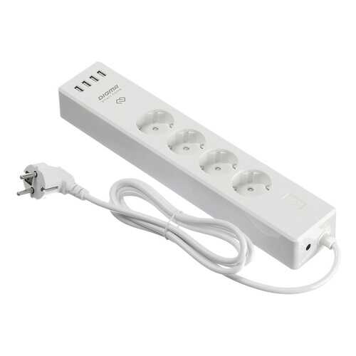 Сетевой фильтр DIGMA DiPlug Strip 40, 4 розетки, 1,8 м, White в Фианит-Ломбард