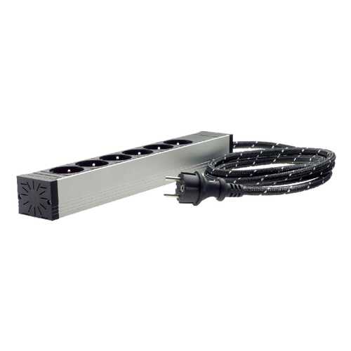 Сетевой фильтр In-Akustik AC-1502-P6, 6 розеток, 1,5 м, Silver/Black в Фианит-Ломбард