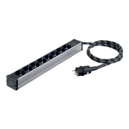 Сетевой фильтр In-Akustik AC-2502-P8, 8 розеток, 3 м, Silver/Black в Фианит-Ломбард