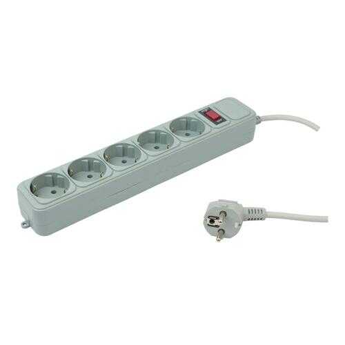 Сетевой фильтр PC PET AP01006-3-G, 5 розеток, 3 м, Grey в Фианит-Ломбард