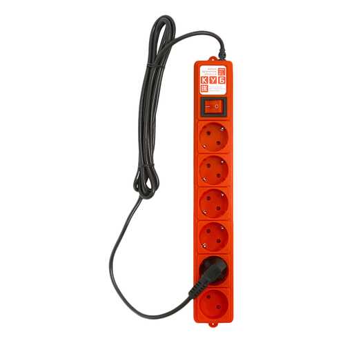 Сетевой фильтр Power Cube SPG-B, 6 розеток, 3 м, Red в Фианит-Ломбард