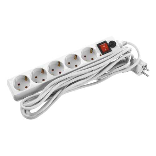 Сетевой фильтр STAYER Master 55066-3, 5 розеток, 5 м, White в Фианит-Ломбард